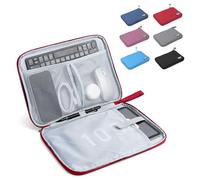 ZBEZBE Stylish Tablet Carrying Case, Water-Repellent iPad Sleeve Organizer for 10.9-11 inch iPad Air/Pro, Fashion Electronics Accessories Travel Bag for Keyboard, Mouse & Stylus, College Essentials