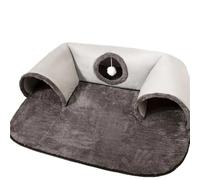 ZBFGEPLV Four Seasons Available Hide Seek Cat Interactive U-shaped Tunnel Bed 1Pcs