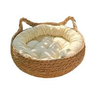 ZBFGEPLV Four Seasons Universal Pure Handmade Vine Woven Cat Nest Seasonal Warmth Pad 1Pcs(40cm)