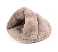 ZBFGEPLV Soft Cat Bed Winter Warm Plush Pet Puupy Kitten Nest Kennel Deep Sleep Cats Cave House 1Pcs(8,45X45cm)