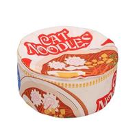 ZBFGEPLV The Winter Cartoon Ramen Cat Nest Love Warm Cute Semi-enclosed Bed Can Be Opened And Washed 1Pcs(50cm)