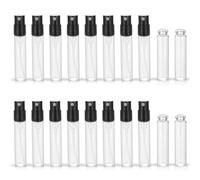 ZbFwmx 50Pack set Perfume Tube Spray Bottle 1.8ml 2.5ml Mini Glass Vials Cosmetic Sample Bottle Travel Pack Perfume Bottle Portable Test, 50Pack-2.5ML,