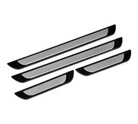 ZBGHJL 4 Pcs Stainless Steel ABS Plastic Car Door Sill Protector for 2024+ Dacia Duster III 3 (P1310), Auto Threshold Kick Plates Pedal Car Body Styling Decoration Accessory