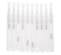 ZBIianxer 10Pcs Empty Marker Soft Brush Tip Refillable Empty Acrylic Paint Pen Clear Pen Rod Multipurpose Drawing Tool Refillable Graffiti Markers