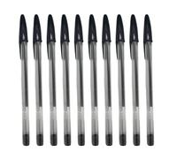ZBIianxer 10PCS Refillable Ballpoint Pens Set 1.0mm Tip Black Red or Blue Inks for School Writing Supplies Economical Writing Pens