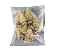 ZBIianxer 12pcs Artificial Miniature Christmas Tree Handicraft Model Ornament For Children Girl Boys