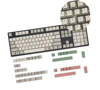 ZBIianxer 149key Keycaps Retro 9009 Theme with Backlighting for Mechanical Keyboards English/Korean/Japanese/Russian Comfortable Typing Keycaps