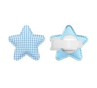 ZBIianxer 2Pcs Stylish Star Shaped Earphone Accessory Flexible Cloth Headphone Decorations for Tight Hold and Trendy Look Fashionable Earphone Add on