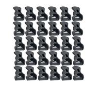 ZBIianxer 30pack Efficient Release Wind Resistant Cord Clip for Immediate Tent Line in Outdoor Heavy Type Clip