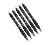 ZBIianxer 5Pcs Ergonomic Triangular Grip Retractable Gel Pen Erasable Gel Inks 0.5MM Tip for Journaling Note Taking Drawing High Capacity Refillable Erasable