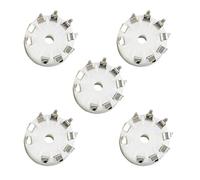 ZBIianxer 5Pieces Ceramic 9Pin B9A PCB for 12AX7, 12AT7, 12AU7, ECC83, ECC82, E88CC High Performance Sockets Socket
