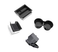 ZBIianxer 6pcs Automobile Center Console Set with Hidden Storage and Insulated Cup Possessors for Travel Convenience Abs Set