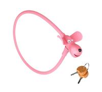 ZBIianxer Antitheft Portable Bicycles Light Weight Silicone Cover Bike Cable Bicycles Accessories Enhances Security Silicone Cover Bike Cable