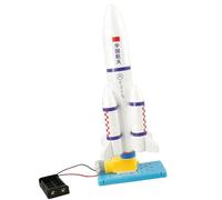 ZBIianxer Buildable Aerospace Craft Model, S Hands on Assembly Project, Safe for Interactive Learning in Science Club Edu Toy Safe Toy Projectile Edu Model
