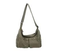 ZBIianxer Canvas Messengers Bag Large Crossbody Bags with Multiple Pockets, School Retro Shoulder Laptop for Women Men Handbag Canvas Messengers Large Crossbody with Multiple Pockets