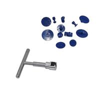ZBIianxer Car Body Dents Fixing Removal Tool Set T Handle and 12 Puller Pad Suitable for Home Vehicle Maintenance Motorcycles SUV T Handle Dents