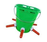 ZBIianxer Cattle Feeders Bucket with Ergonomic Handle Heavy Type Cattle Milk for Dairy Farm Multipurpose Agricultural Milk