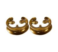 ZBIianxer Creative Earrings Saddles Ear Plug Double Flared Gauges for Fashion Lovers Stylish Body Piercing Jewelry Body Piercing Jewelry Gifts