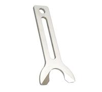 ZBIianxer Crown Race Maintenance Wrench Metal Flat Fork Tool with 157 Mm | Open Head Handling, Garage Workshop Service, Home Upkeep Tasks