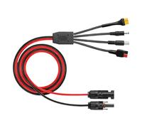 ZBIianxer Current 13 Solar Panel Cable with DC7909 DC5521 60 Connectors Charging Cord Wide Compatibility 39.37in