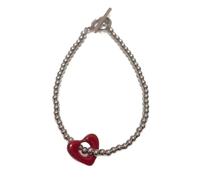 ZBIianxer Delicate Rose Gold Heart Adjustable Braided Handcraft Jewelry Statement Pieces for Trendy Women Gifts Ready Adjustable Size