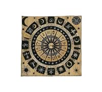 ZBIianxer Divinations Tablecloth Card Mat Table Cover Astrological Oracles Pad Tarots Cloth Altars Cloth Board Game Pad Divination Mat