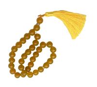 ZBIianxer Elegant Glass Muslims Tasbih 33 Beads Dhikr Bead for Spiritual Practice Religious Ritual and Mindful Reflection Muslims Prayer Beads