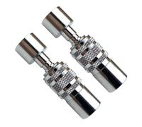 ZBIianxer G1 / 4 Metal Water Cooling Check Adapter Rapid Flowing Interruption Bidirectional Shut Off Adapter for Computer Metal Stop Gate