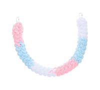 ZBIianxer Gentle Cotton Rope Climbing Toy with Metal Hook Hanging Bird Perches Stand for Small Animals Cage Attachment Perches Parrots Climbing Rope