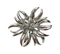 ZBIianxer Geometric Pyrotechnics Design Open Rings for Women Elegant Alloy Statement Jewelry with Adjustable Fit in 3 Colors Gold Silver Rings