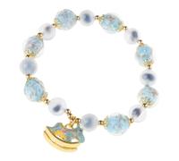 ZBIianxer Glowing in Dark Crystal and Beads Bangle for Night Activities Comfortable Design Suitable Various Occasions Student Gift
