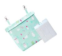 ZBIianxer Hanging Ice Pouches Set for Rabbits Ferrets, Breathable Cooling Mat with Packs, Cage Accessories & Travel Essentials Hanging Bag for Small Pets