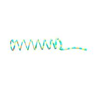 ZBIianxer Interactive Rainbow Striped Telescopic Spring Cats Toy Engages Curiosity and with Safe Plush Covering Rainbow Spring Toy