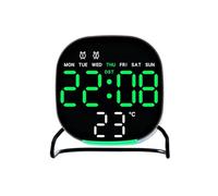 ZBIianxer LED Clock with Double Alarm Soft Glows Nightlight and Simple Operations Interfaces for Bedroom LED Desk Clock with Timers