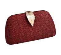 ZBIianxer Luxury Metal Accent Purse Chain Strap Shoulder Bag for Fashion Bridal