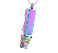 ZBIianxer Memorials Jewelry for Holding Pet and Human Cremains Rustless Steel Train Theme Easy to Use Remembrances Jewelry Pendants