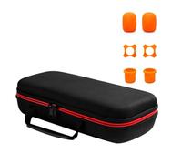 ZBIianxer Microphone Travel Case Storage Bag Mic Protective Box Shockproof Carry Case With Rings Sponge Mic Windscreen Travel Storage Bag