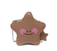 ZBIianxer Modern Star Plan Tiny Crossbody Purse Permanent PU Leather Thin Building Slide Ending for Teens Adults Elegant Student Pack