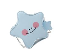 ZBIianxer Modern Star Plan Tiny Crossbody Purse Permanent PU Leather Thin Building Slide Ending for Teens Adults Elegant Student Pack