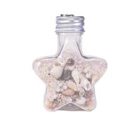 ZBIianxer Multicolor Glittering Starfishes Seashells Mix Resin Craft Bottle Embellishment for Vase Filling Table Centerpiece Seashells Resin Filler