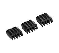 ZBIianxer Of 12 8Pin Motherboard Cable Combs PVC Wire Organizers for Clean Laptop Build and Airflows in Gaming Rigs Laptop Case Ventilation Cable Manager
