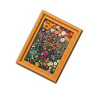 ZBIianxer Photo Frame Photo Display Refrigerator Decoration Photos Storage Display Stand Home Decoration Classical Art Inspired Wooden Fridge
