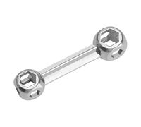 ZBIianxer Portable Multifunctional Hexagonal Sockets Wrenches Set Includes Ten Size 6mm to 15mm for Bicycles and General Repair Aluminum Alloy Bicycles Maintenance Wrenches