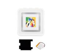 ZBIianxer Professional RP2350 Microcontroller Development 128X128 0.85Inch Square Display Real Time Storage Expansion Board Development Board