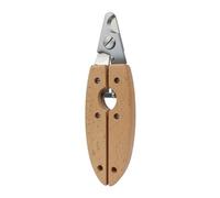ZBIianxer Protect Head Pet Nails Trimmer Splinters Resistant Wood Handle Metal Clippers for Dog Cats Grooming Work Pet Trimmer with Safeties Protect Round Head Wood Handle Dog Cats Grooming Tool