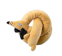 ZBIianxer Realistic Dachshund Fabric Companion with Integrated Sound Feature for Boredom Relief in Animals Plush Chew Resistant Dog Toy with Sound