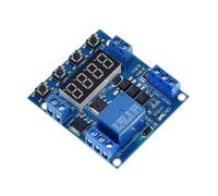 ZBIianxer Single Way Timer Module with Delay Power Off & Cycle Counting for Upper/Lower Limit Detection 6-30V Cycle Timer and Counter Control for Industrial Applications