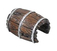 ZBIianxer Small Scale Aquariums Ornaments Moss Barrels Sculpture Reptiles Hide Habitats Enhances Fishes Tanks Environment Pet Fishes Tanks Decoration