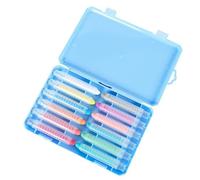 ZBIianxer Smooth Writing Water Soluble School Chalk Colorful White Set Safe and Easy Clean for School Offices and Kids Art Dustless Set