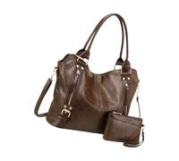 ZBIianxer Spacious Top Handle Bag with Inner Zipper Pocket and Adjustable Strap Trendy Shoulder Crossbody for Modern Women Trendy Women ' s